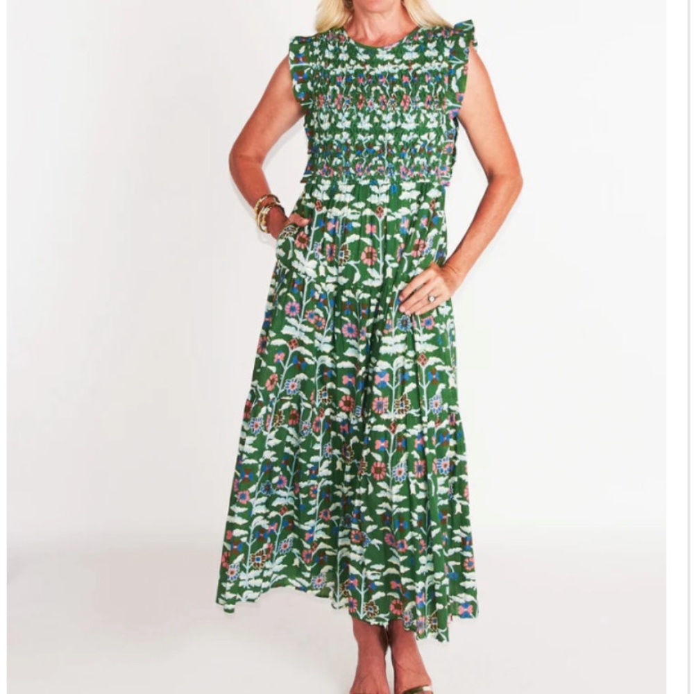 Miller Maxi in Wildflower Green/Pink by CK Bradley